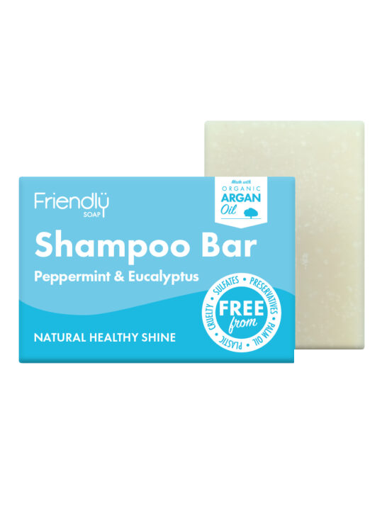 FRIENDLY SOAP Šampon tuhý Máta peprmintová a Eukalyptus 95 gr.