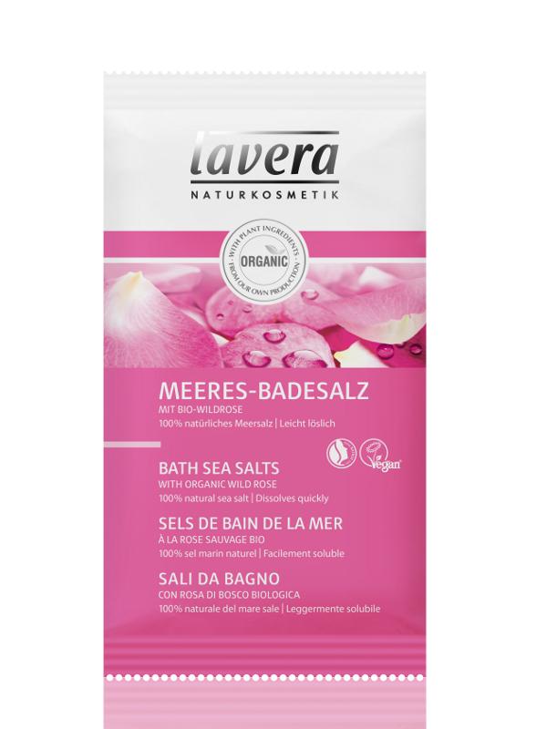 LAVERA Body SPA Koupelová sůl BIO Divoká růže 80g