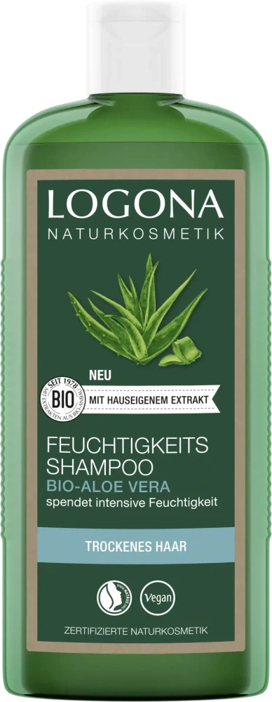 LOGONA Šampon na vlasy hydratační Aloe Vera 250 ml.