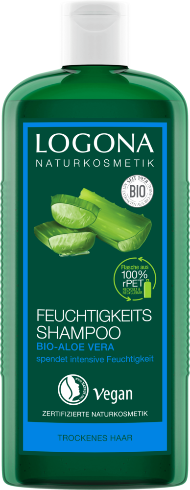 LOGONA Šampon na vlasy hydratační Aloe Vera 250 ml.
