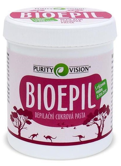 PURITY VISION Depilační cukrová pasta BioEpil 400 gr.