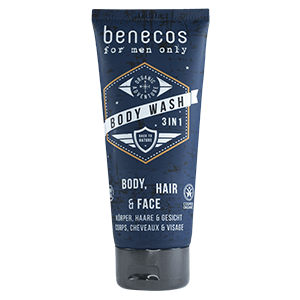 BENECOS Sprchový gel a šampon 3 v 1 - 200 ml.