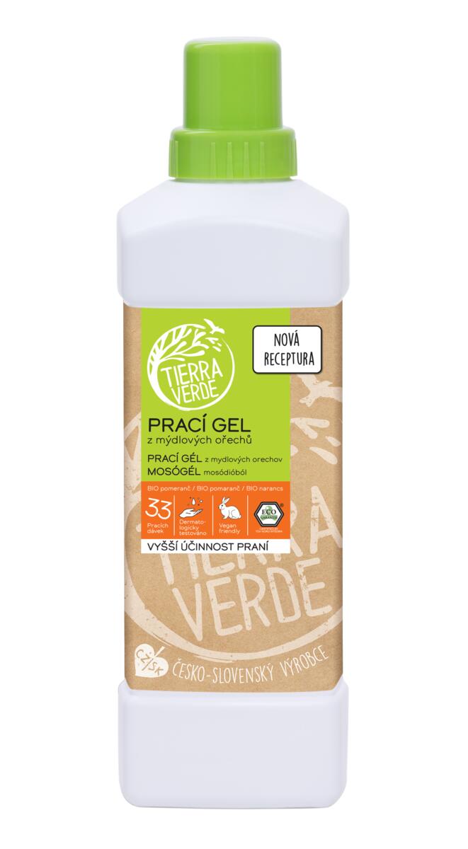 TIERRA VERDE Prací gel Pomeranč 1 L