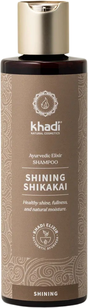 KHADI Šampon Shikakai Elixir ajurvédský 200 ml.