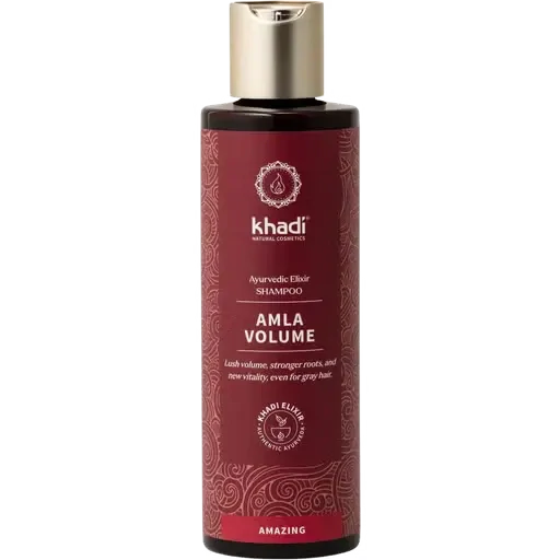 KHADI Šampon AMLA pro objem ajurvédský 200 ml.