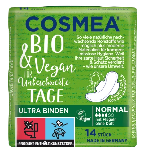 COSMEA Vložky Ultra Normal s křidélky 14 ks