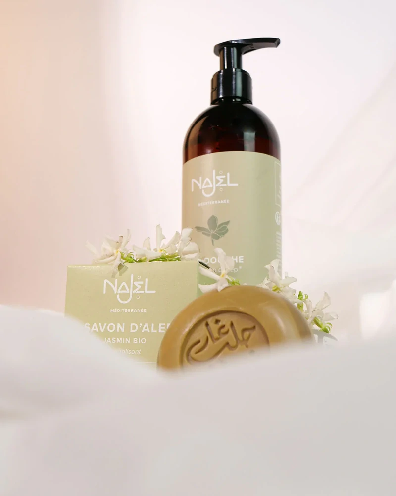 NAJEL Syrské mýdlo z Aleppo Jasmín 12% - 100 gr.