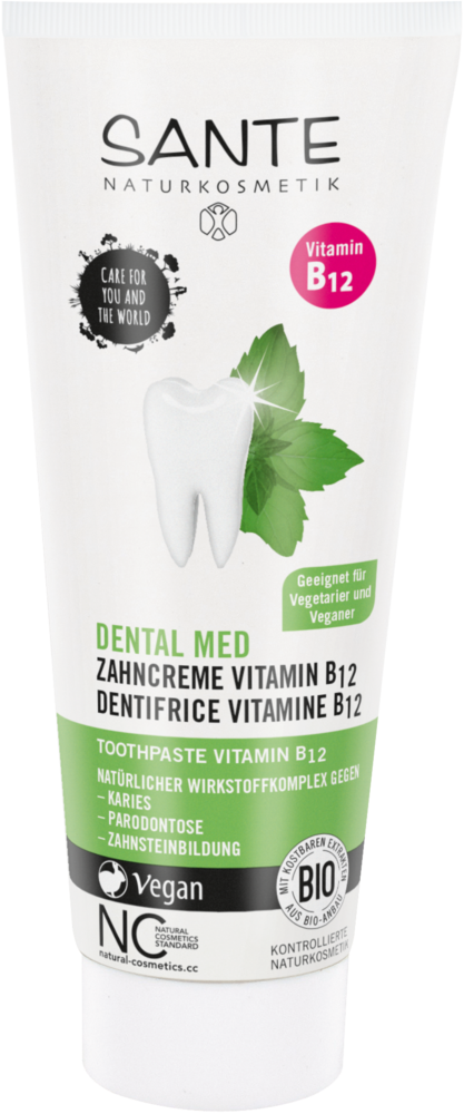 SANTE Zubní gel B12 s fluoridem - 75 ml.