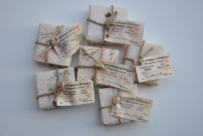 PROVENCE & CO Přírodní mýdlo s pšeničnými klíčky a Myrthou 100 gr.