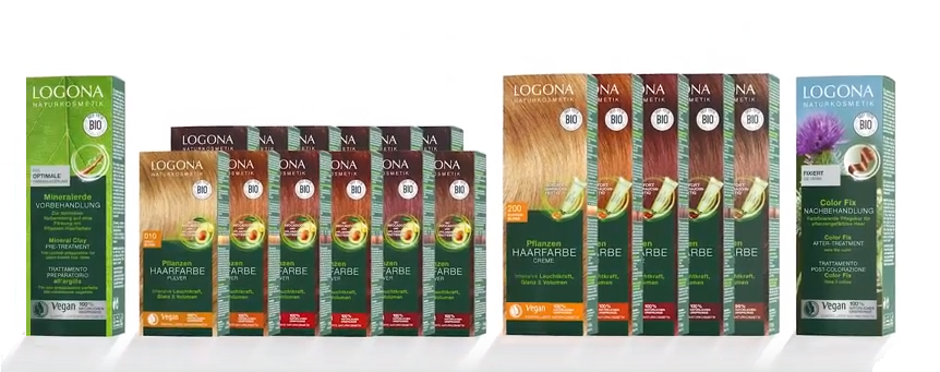 LOGONA rostlinná Barva na vlasy 010 Zlatá blond 100 gr.