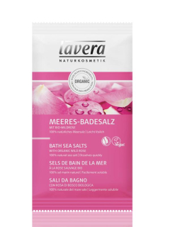 LAVERA Body SPA Koupelová sůl BIO Divoká růže 80g