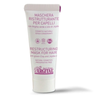 ARGITAL Regenerační vlasová maska se zeleným jílem - 20 ml.