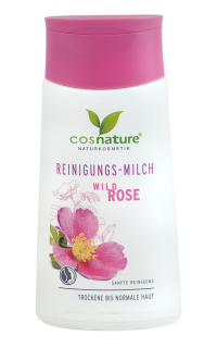 COSNATURE Čistící obličejové mléko Divoká růže 150 ml.