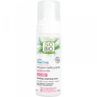 SO´BIO étic Pěna čisticí zklidňující Aloe Vera 150 ml.