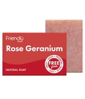 FRIENDLY SOAP Mýdlo Růže geranium 95 gr.