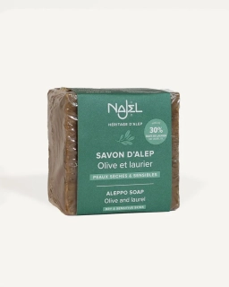 NAJEL Syrské mýdlo z Aleppo 30% - 185 gr.