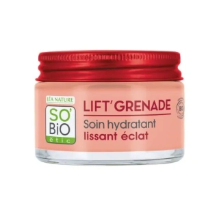 SO´BIO étic Krém denní rozjasňující proti vráskám Lift'Grenade 50 ml.