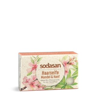 SODASAN Tuhý šampon Mandle a konopí BIO 100 gr.