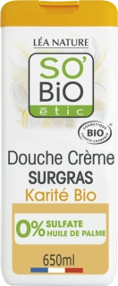 SO´BIO étic Gel sprchový SURGRAS s máslem karité 650 ml.